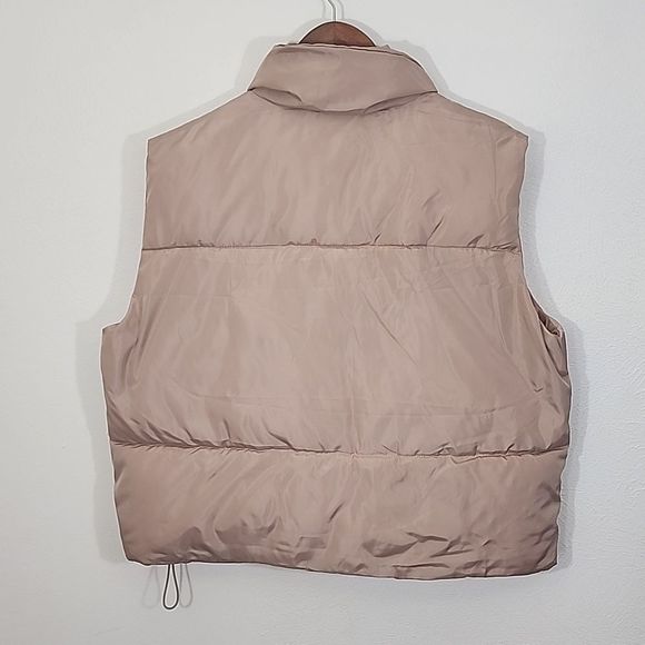 Rue21 Light Pink Zip-Up Puffer Vest Size Large New - Picture 7 of 9